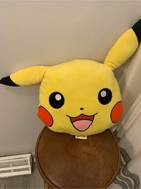 Pokemon Pillow Pikachu Plush Kids Bedding Decorative ~14”